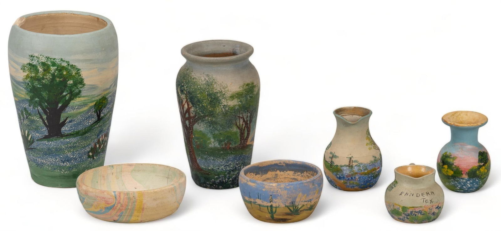 Collection of Texas Pottery (7) (1 of 10)