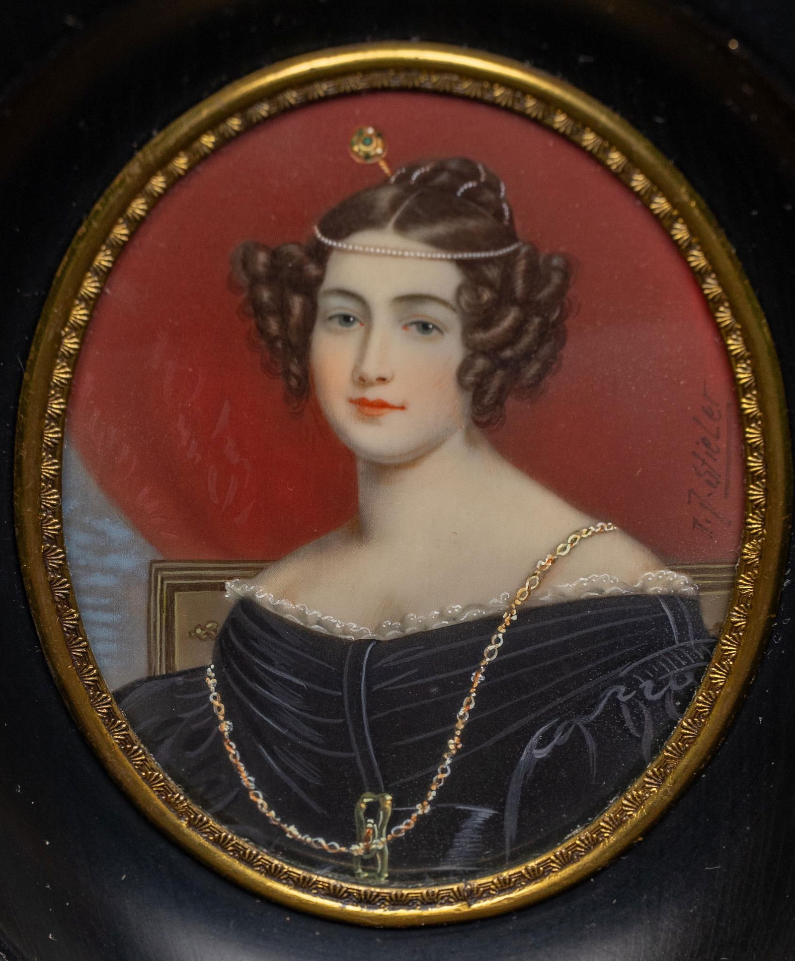 Joseph Karl Stieler, Miniature Portrait (1 of 4)