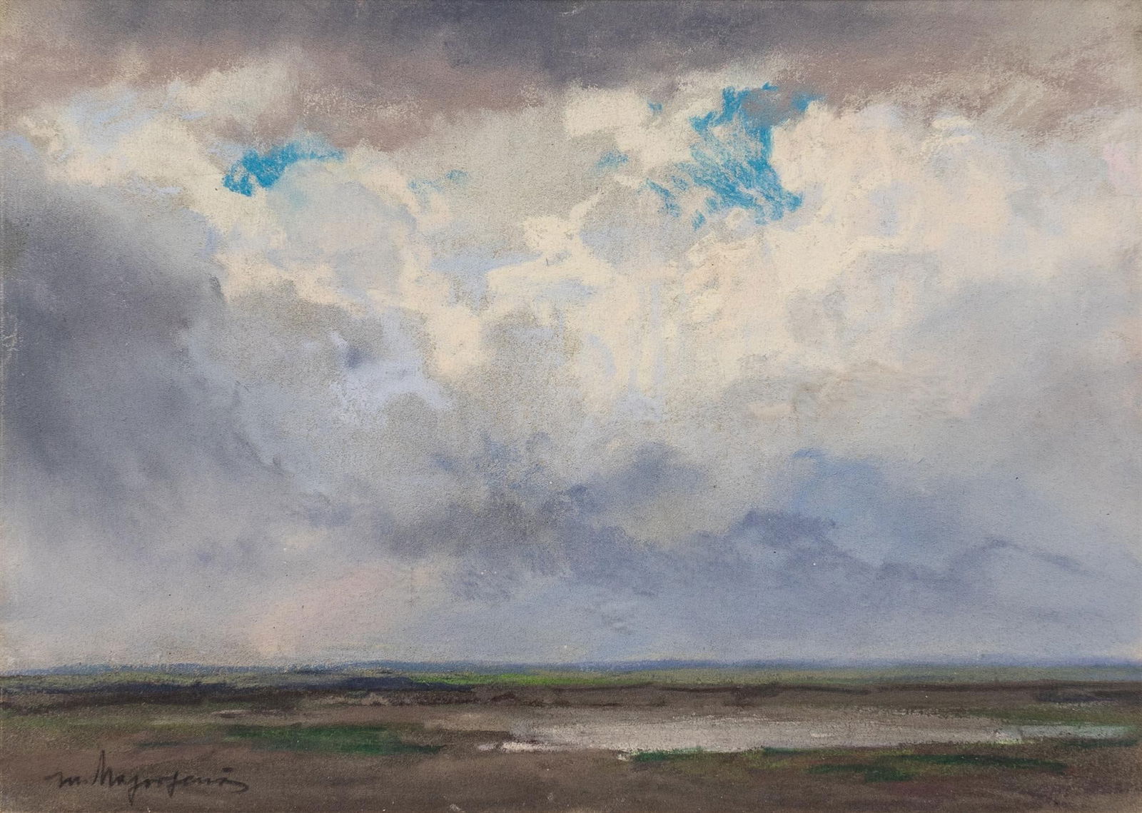 Jeno Major, Field and Clouds (1 of 4)