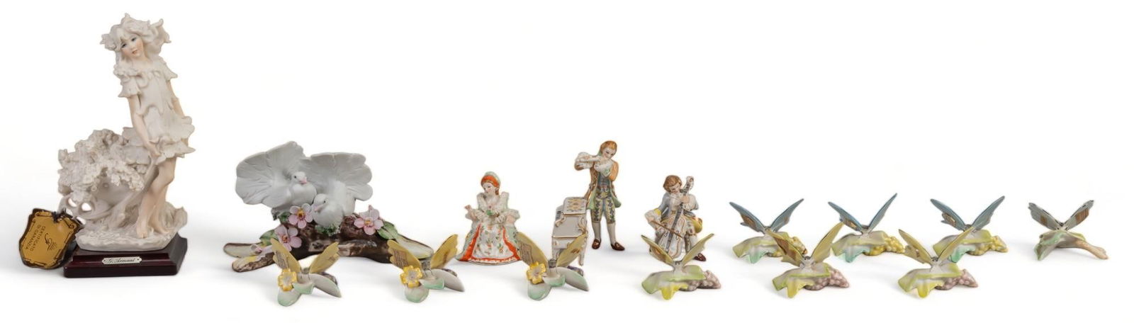 Collection of (15) Porcelain Figures (1 of 16)