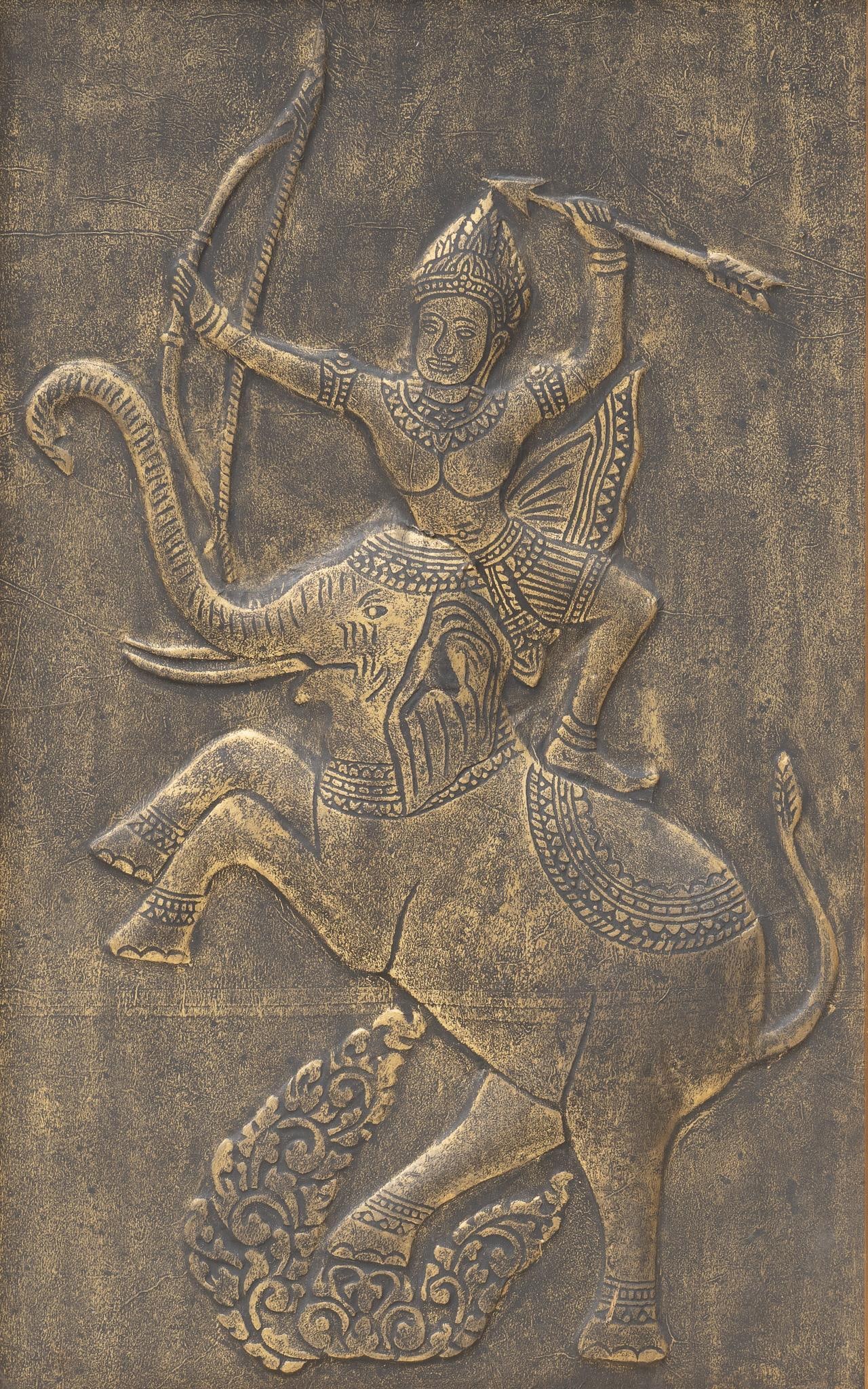 Southeast Asian Elephant Rider (1 of 3)