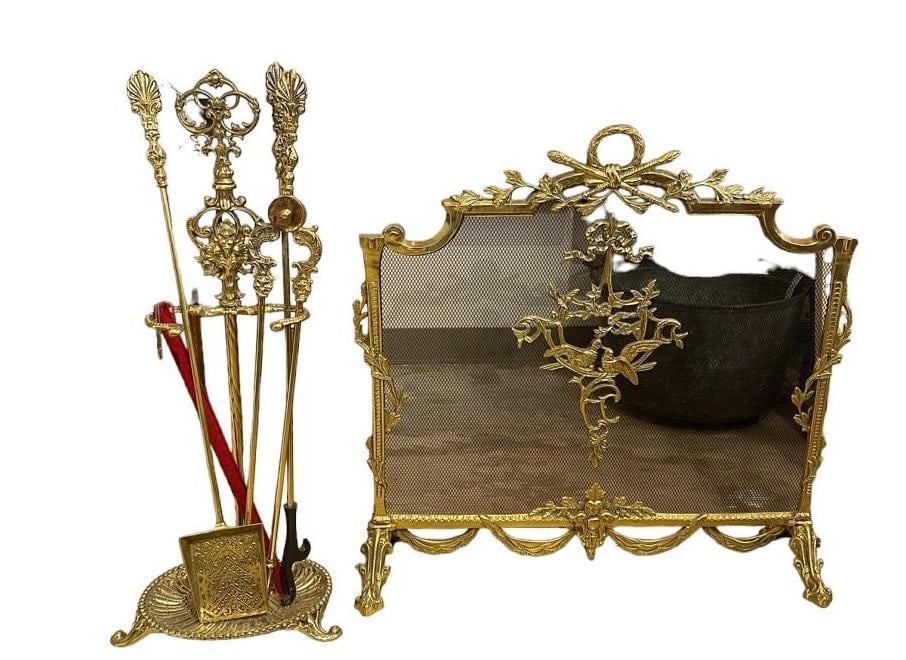 Brass Fireplace Accessories (1 of 1)