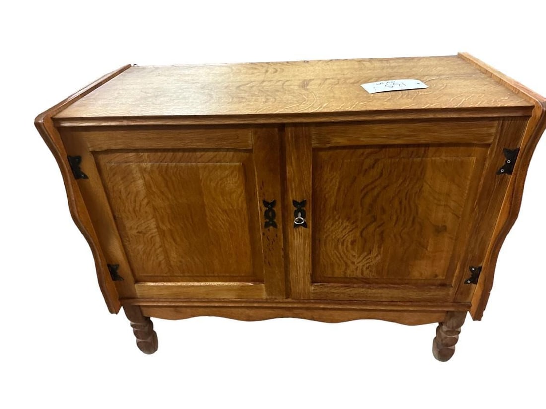 Vintage Oak Cabinet (1 of 1)