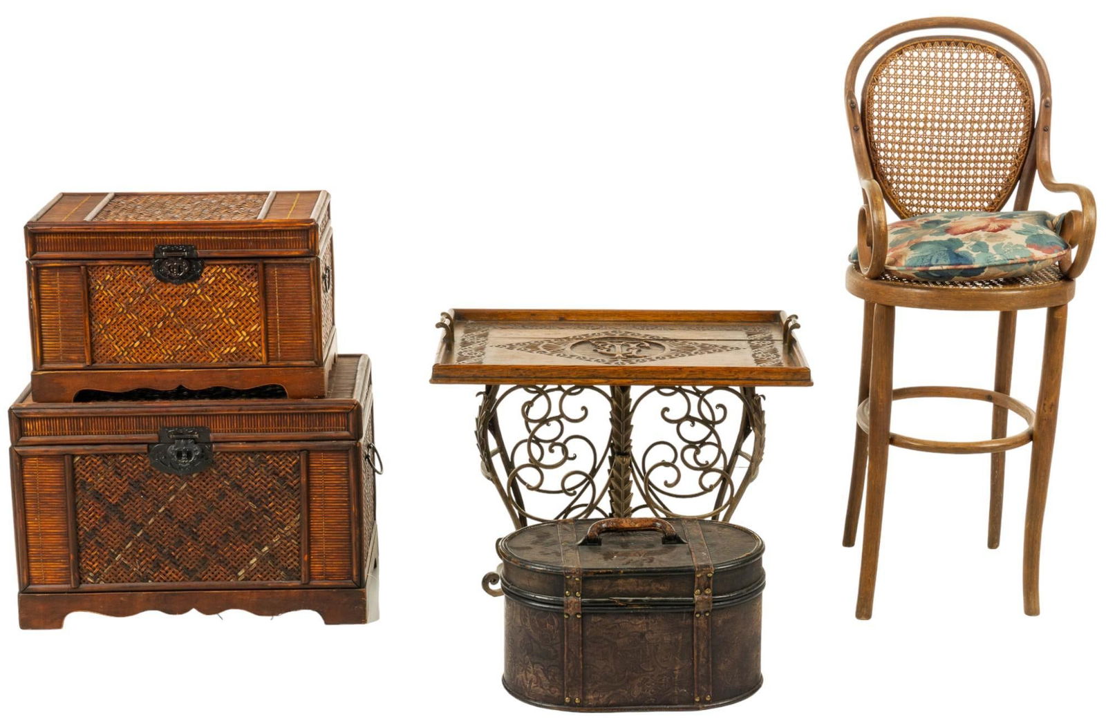 Collection of (6) Small Decorative Furniture Pieces (1 of 9)