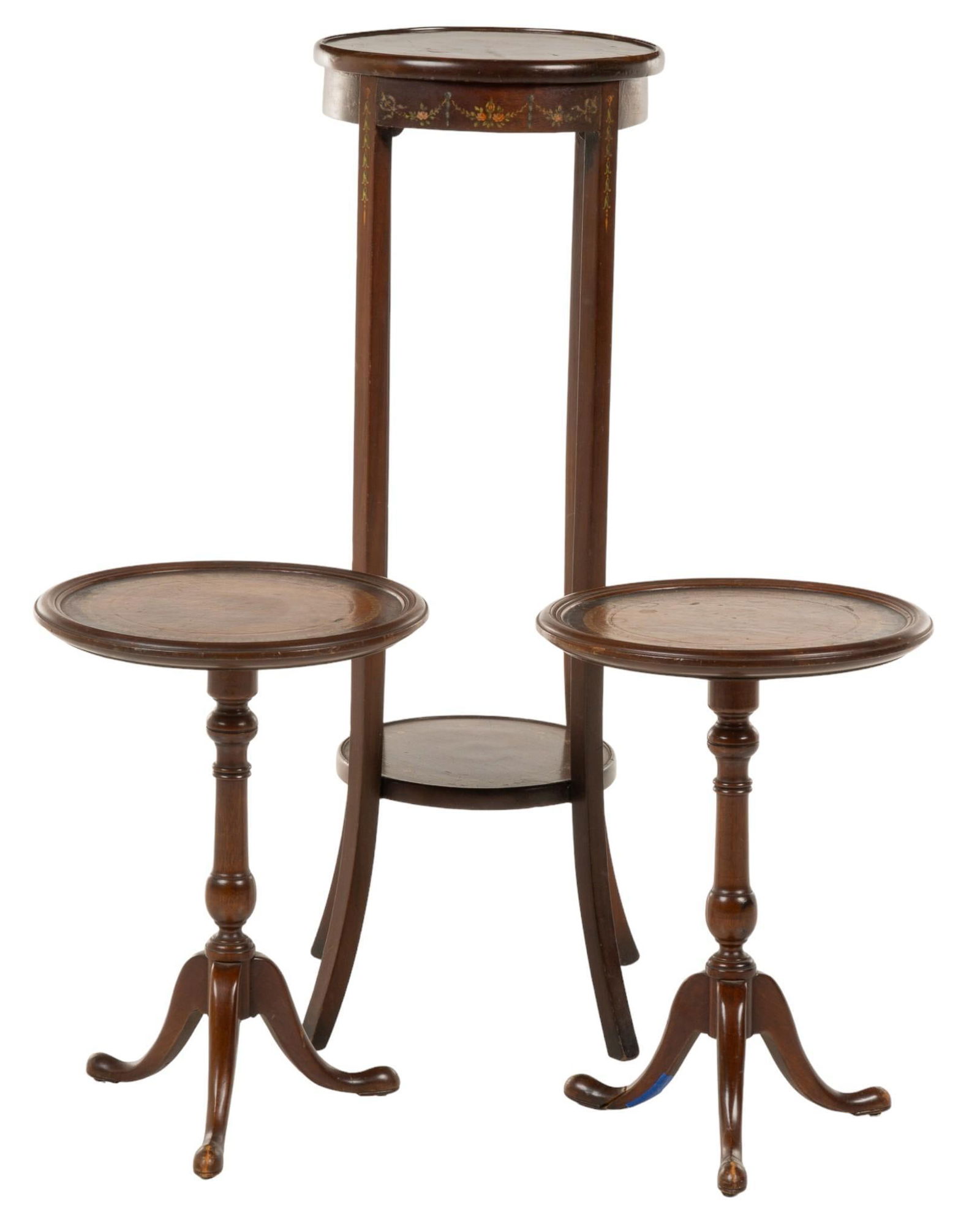 plant stand and (2) end tables (1 of 16)