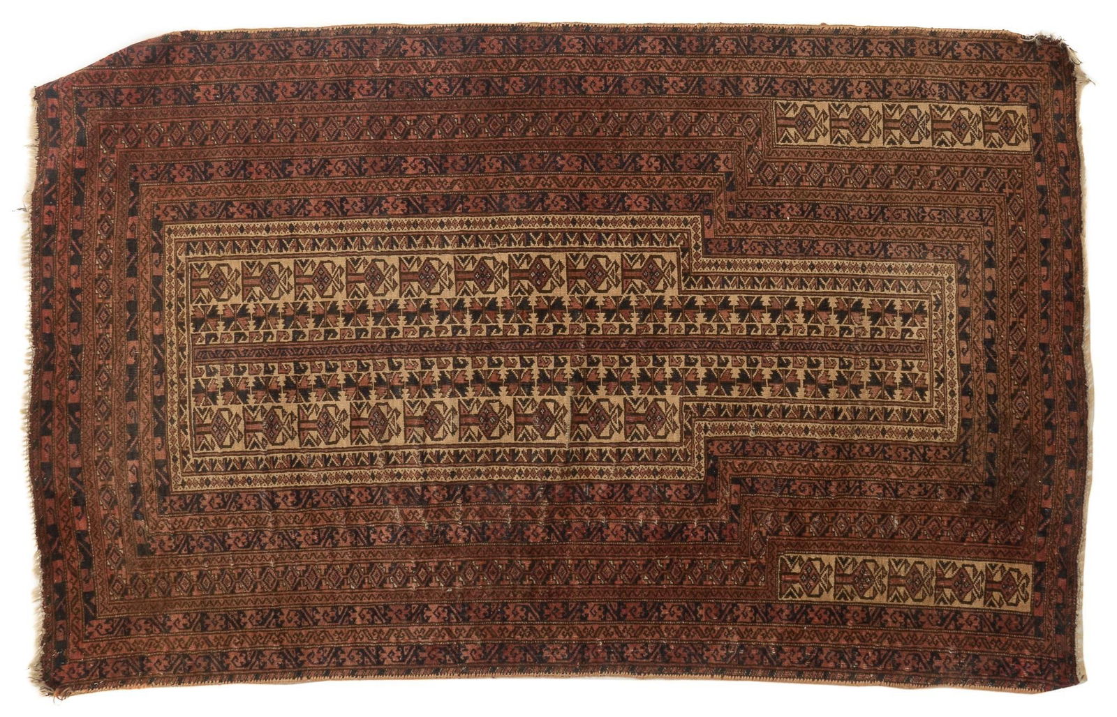 Handmade Estate Rug, 4 ft. 9 in. x 2 ft. 11 in. (1 of 2)