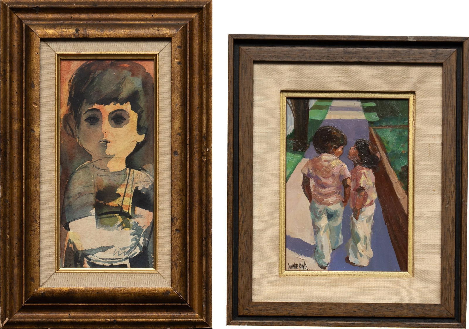 (2) Paintings of Children (1 of 7)