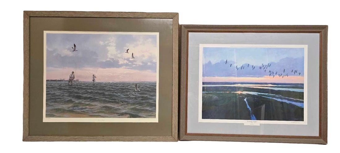 (2) Sportsman Lithographs: Barnes and Cowan (1 of 1)