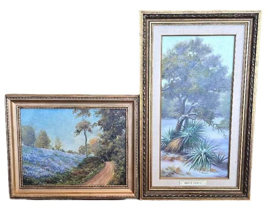 (2) Texas Oil Paintings (1 of 1)