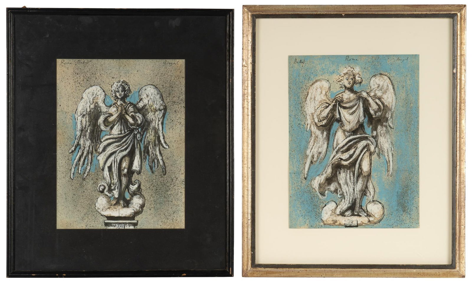 Eugene Berman, (2) Angel Motifs, 1955 (1 of 15)