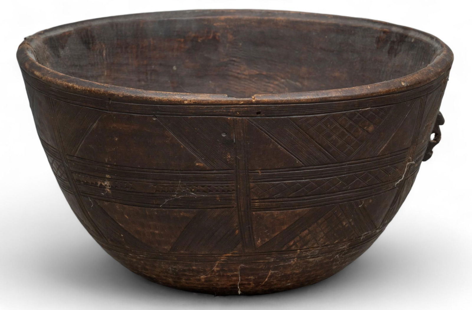 Large Carved Bowl (1 of 5)