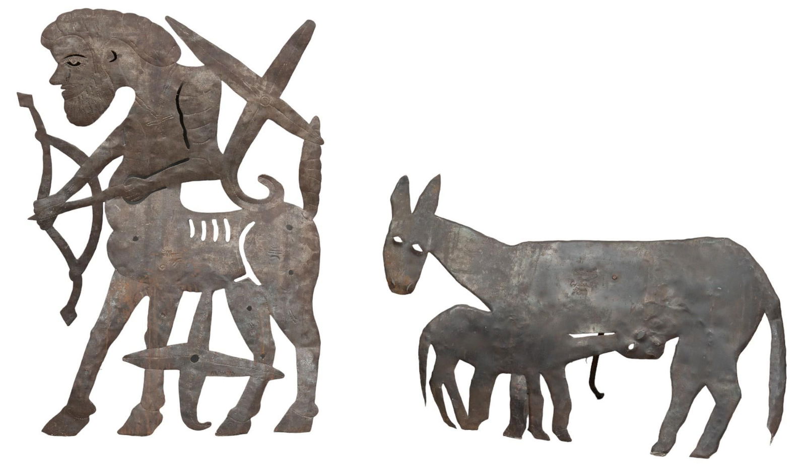 (2) Cut Tin Folk Art (1 of 9)