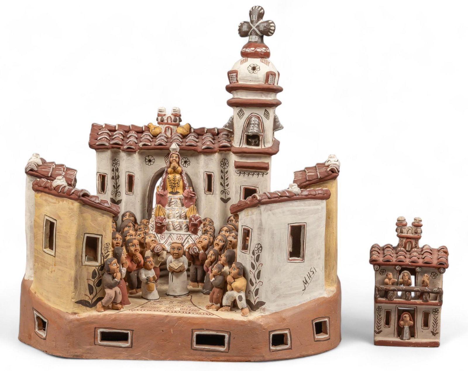 工芸品 Peru pottery church 工芸品 Peru pottery church 工芸品 Peru pottery church