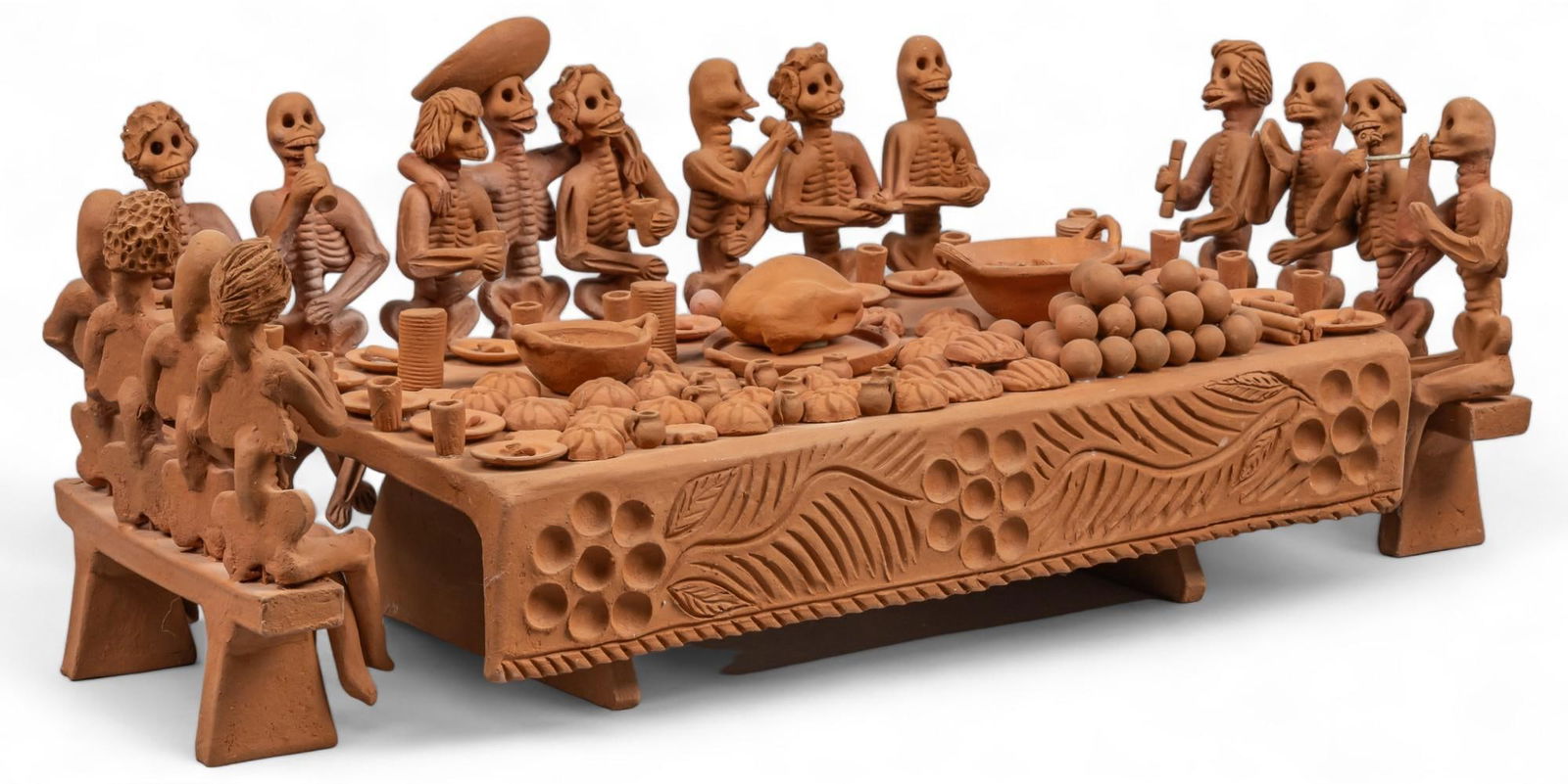 Terracotta Day of The Dead Dinner Scene (1 of 7)