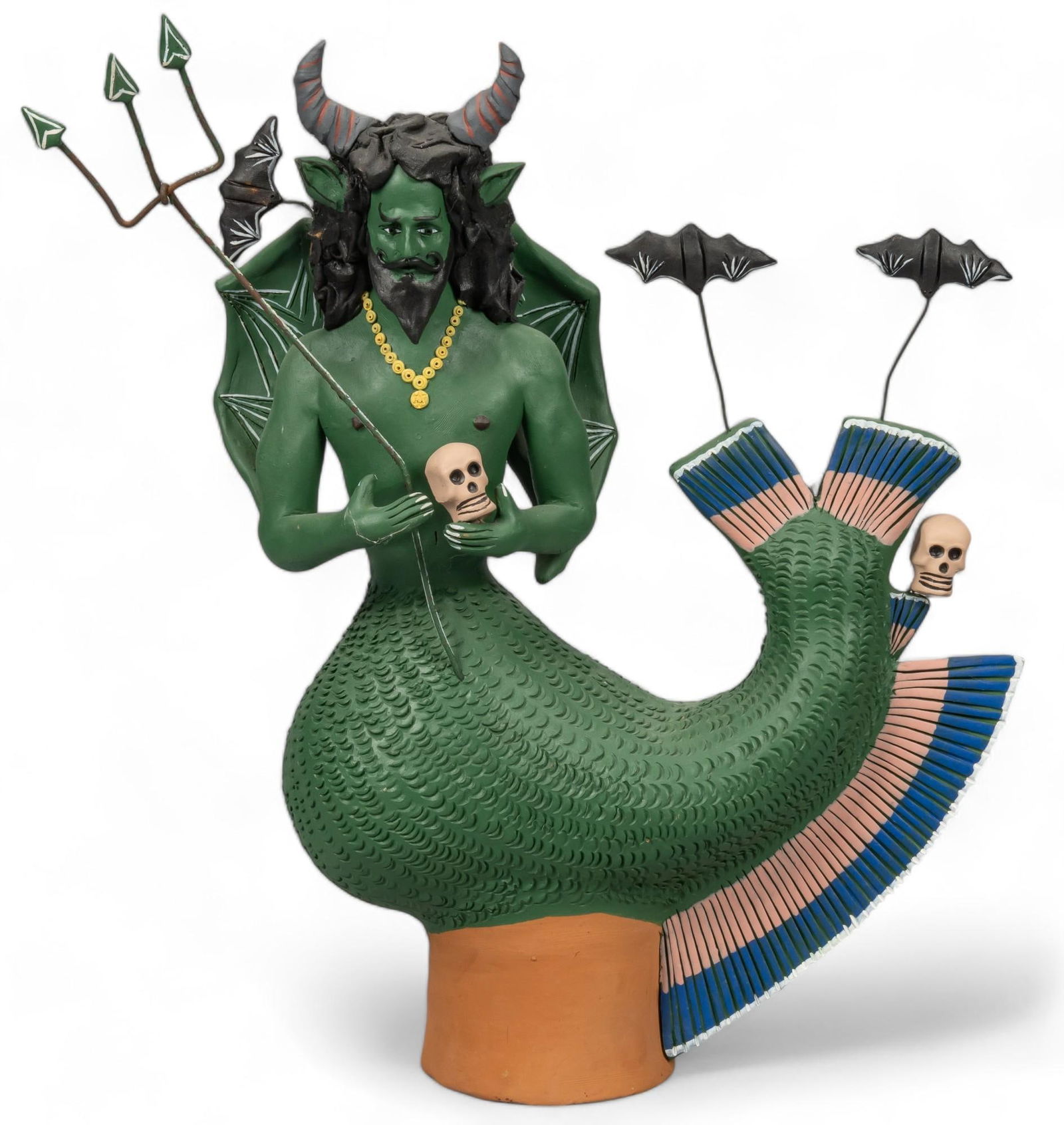 Julian Garcia Aguilar, Merman Folk Art (1 of 7)