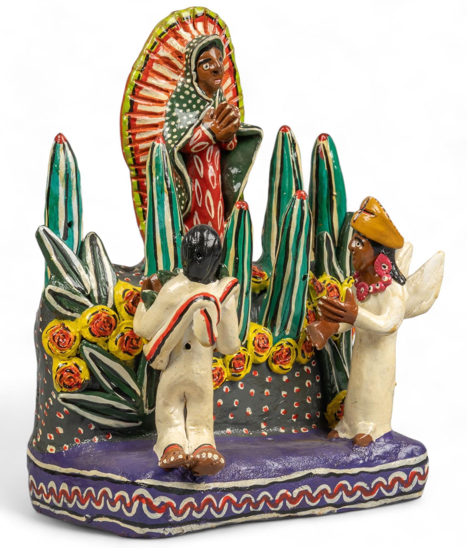 Ocumichu Tableau, La Virgen de Guadalupe and Juan Diego (1 of 7)