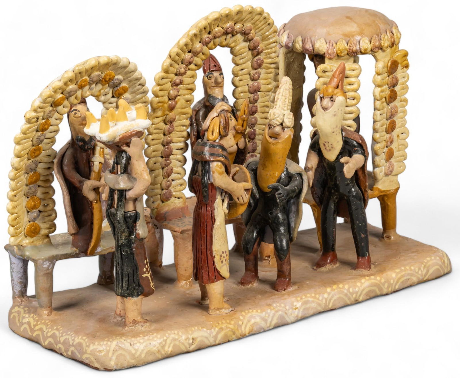 Men with Corn Ocumichu Tableaux (1 of 8)