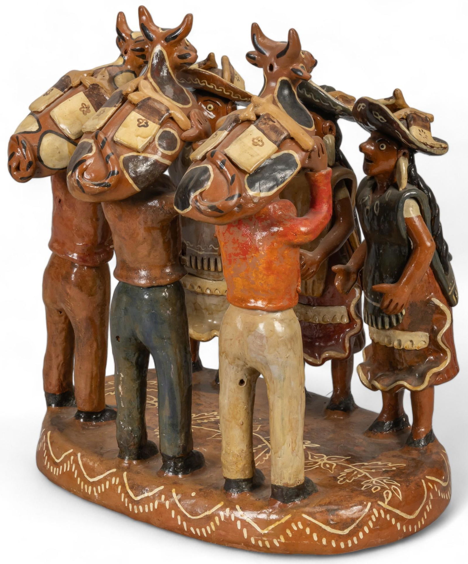 Ocumichu Tableaux, Group of Costumed Men (1 of 7)