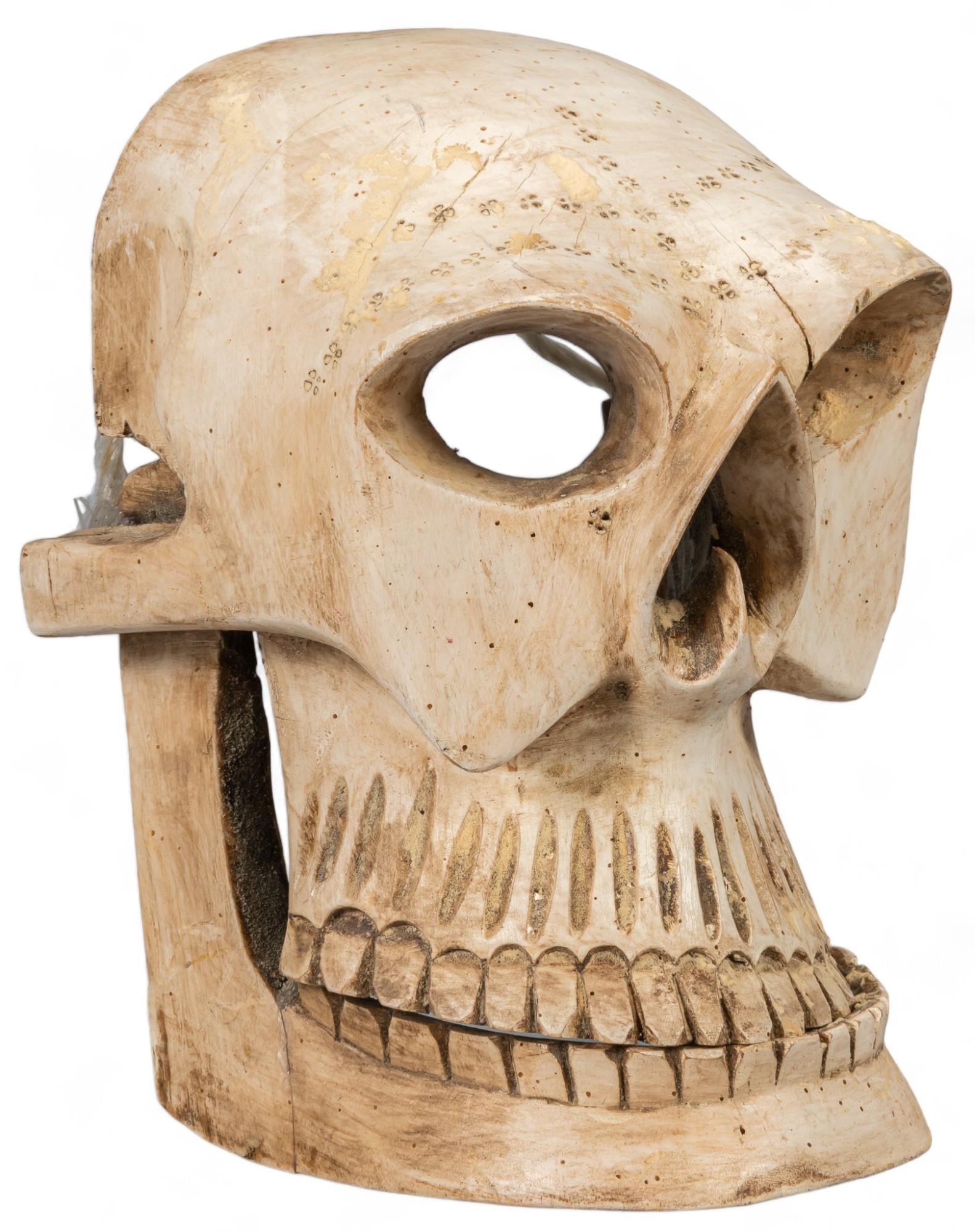 Mexican Folk Art Skull Mask (1 of 6)