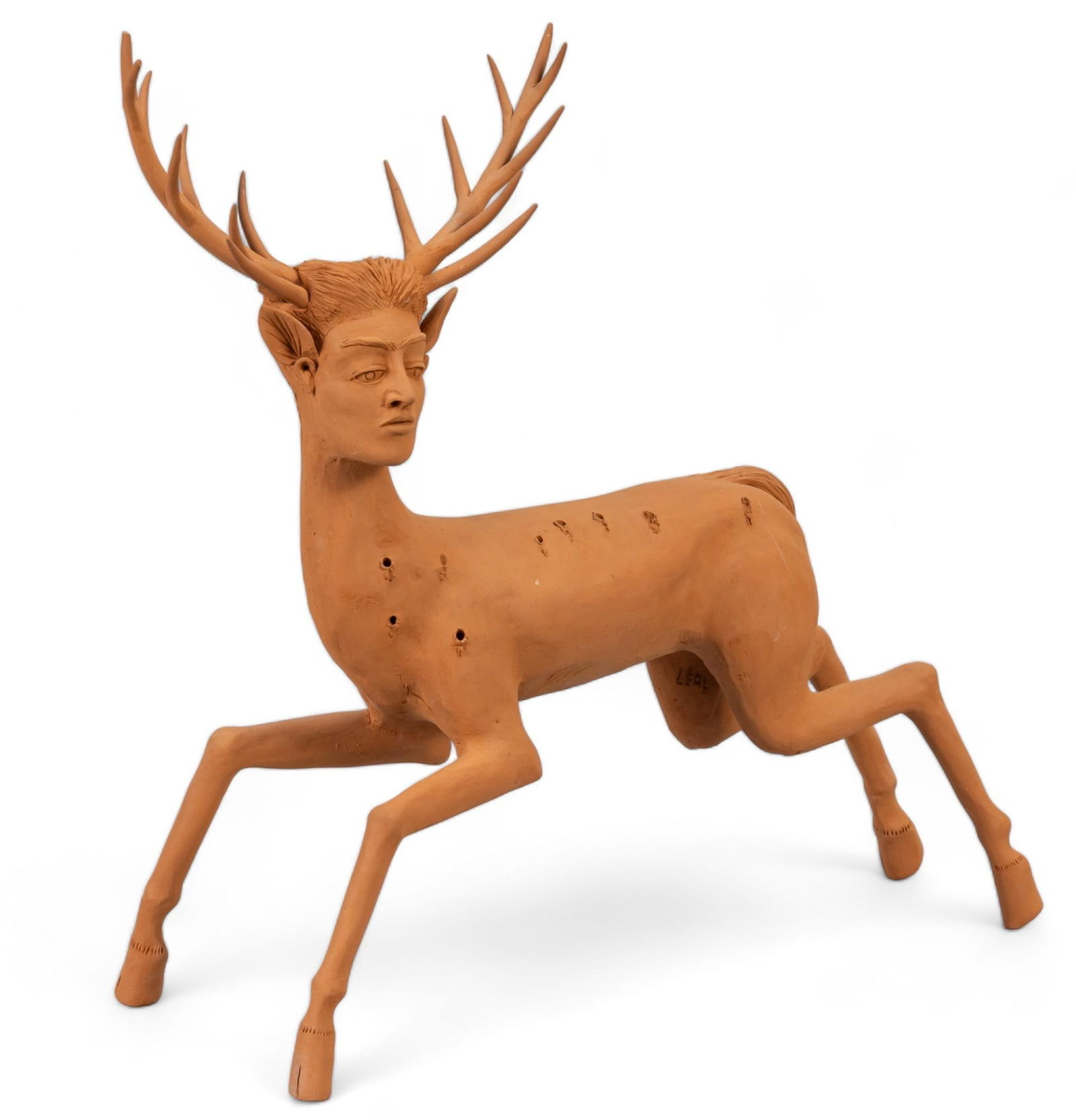 Rodolfo Leal, Surrealist Deer Man Folk Art (1 of 6)