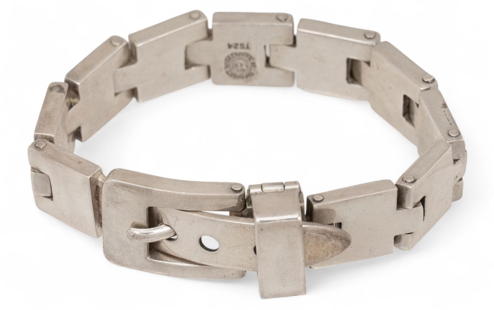 William Spratling Sterling Silver Belt Buckle Bracelet (1 of 8)