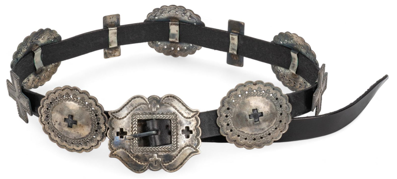 Sterling Silver Concho Belt (1 of 7)