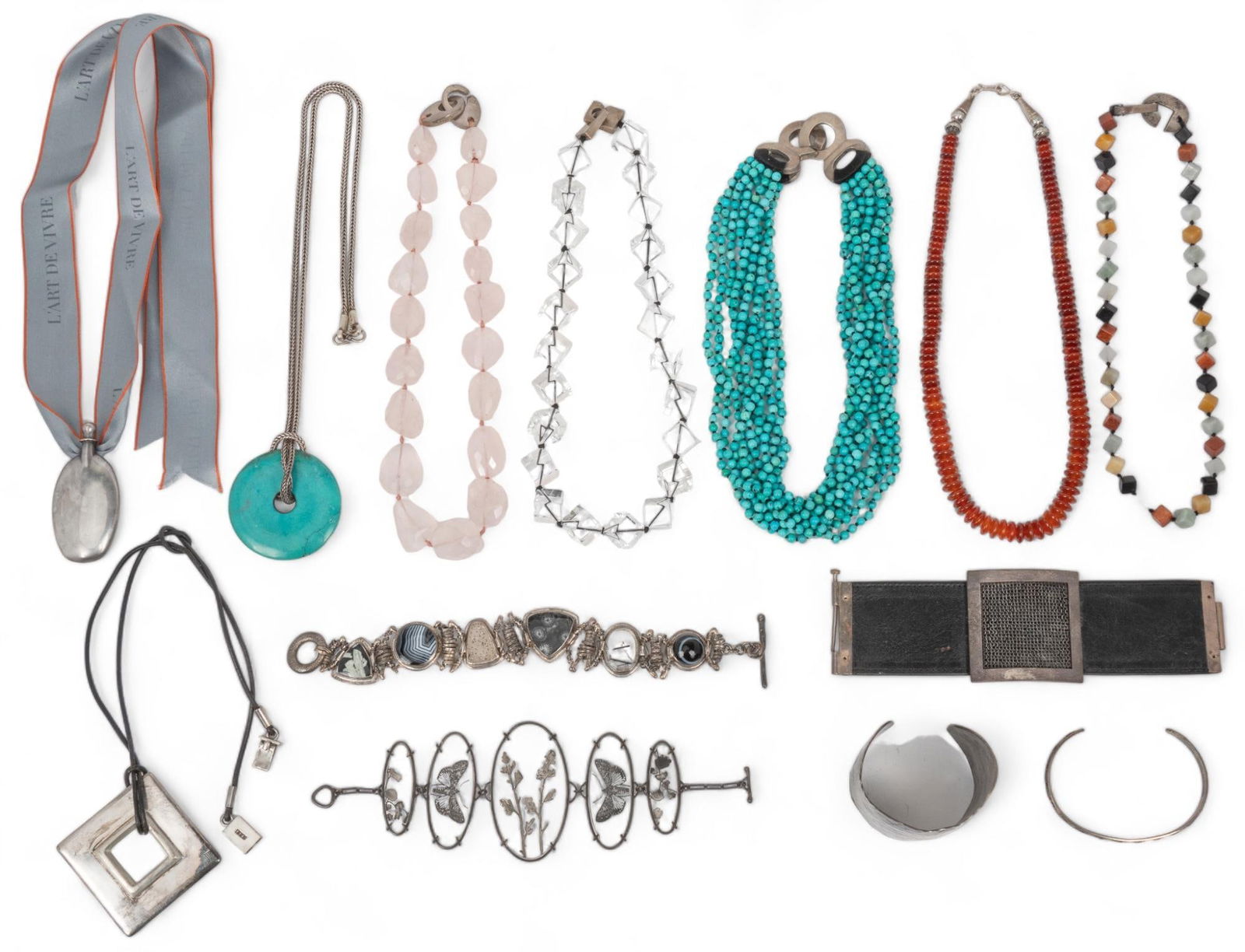 Collection of Sterling Silver Gemstone Jewelry (1 of 19)