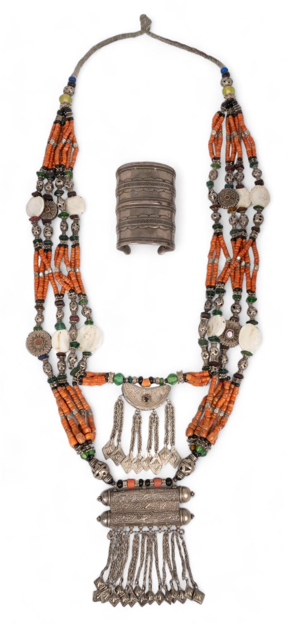 Turkoman and Afghani Silver Tribal Jewelry (1 of 8)