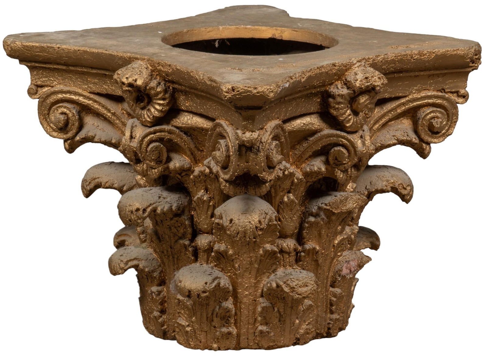 Cast Architectural Column Pediment (1 of 7)