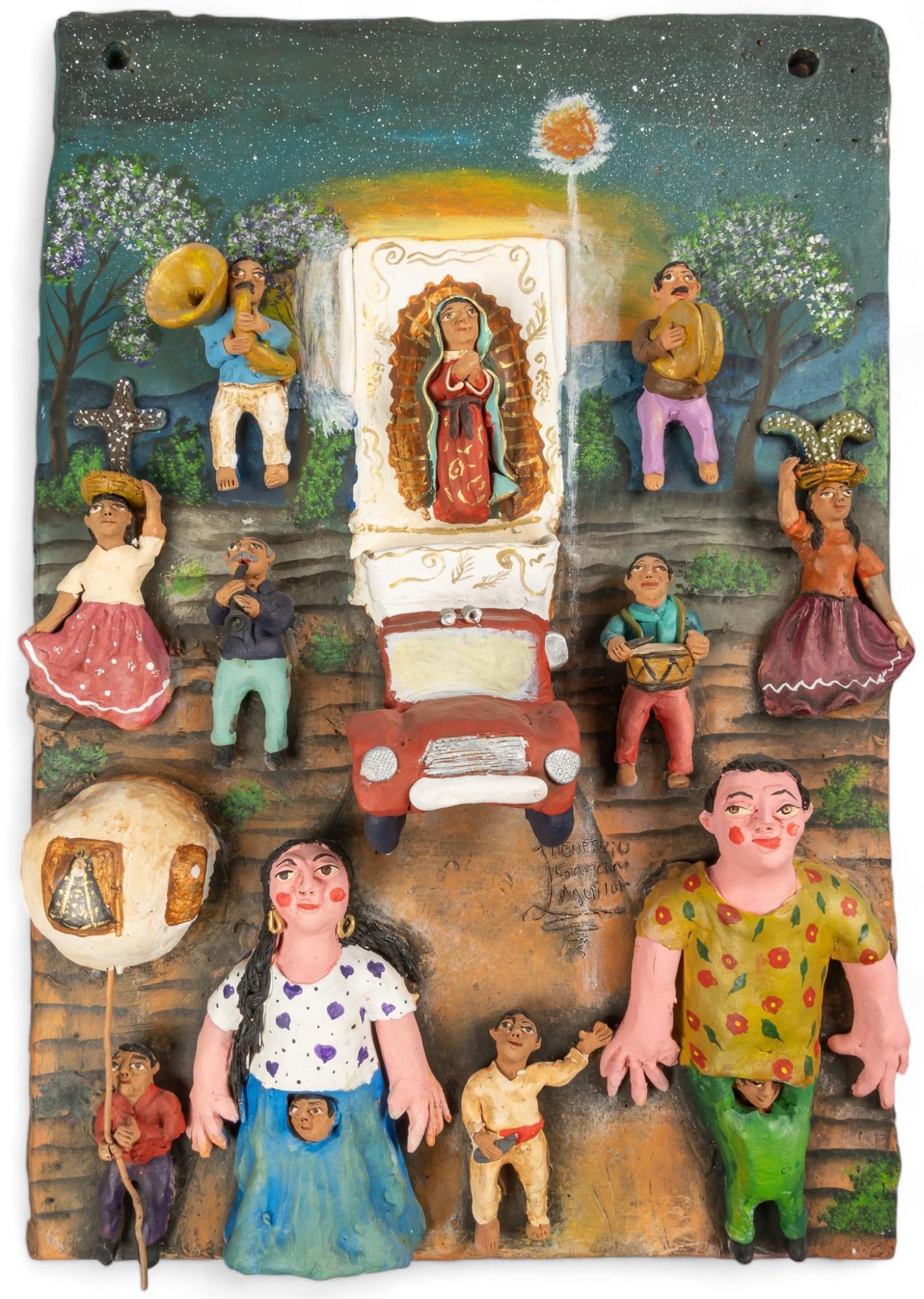 Lorenzo Aguilar, Ceramic Wall Plaque (1 of 6)