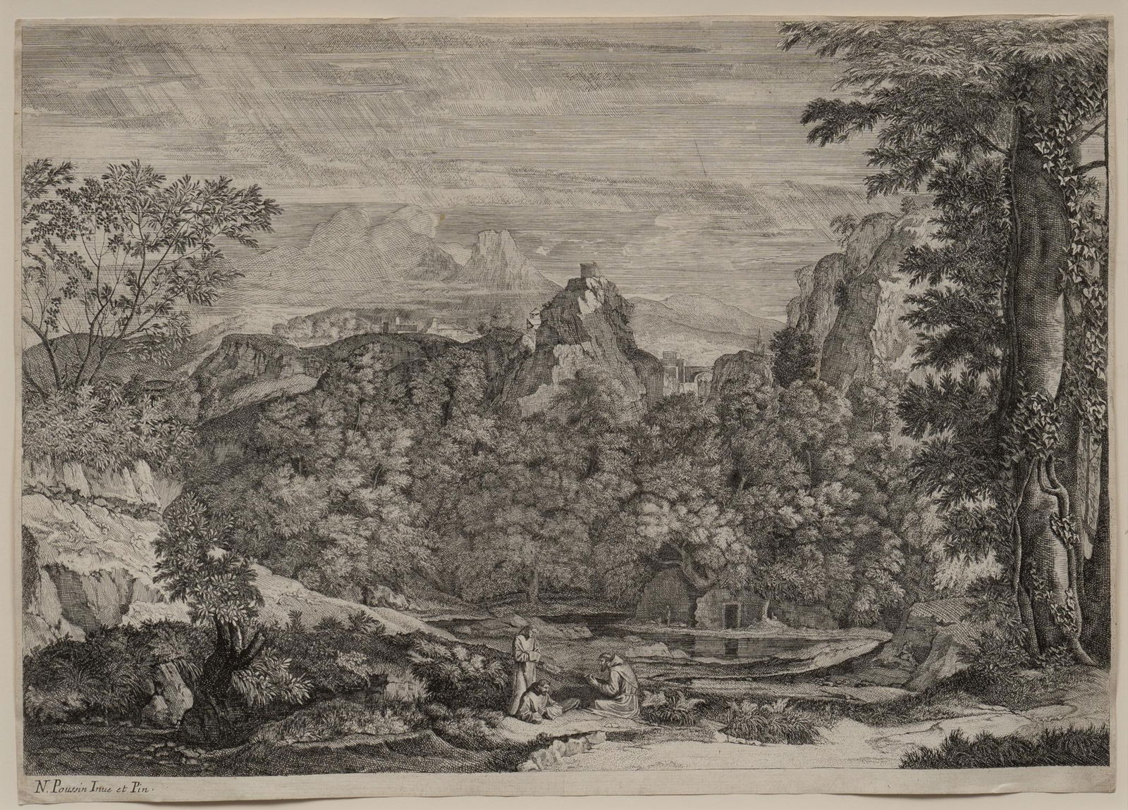 Etching after Nicolas Poussin, ca. 1649-1734 (1 of 4)
