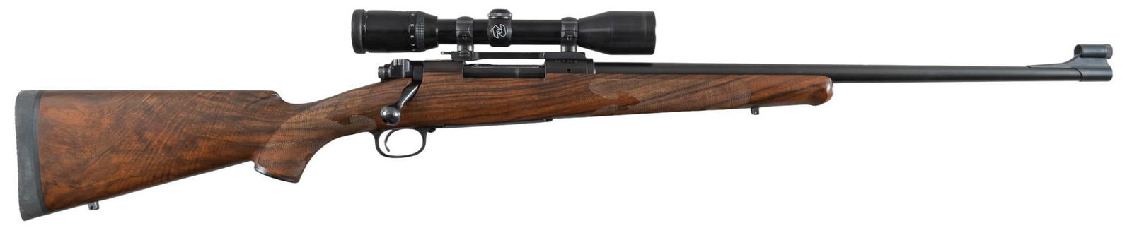 Custom Winchester Model 70 284 Win Bolt Action Rifle: Serial: 447229 Manufacturer: Winchester Model: 70 Custom Caliber: 284 Win Barrel length: 22 in. OAL: 42.5 in Condition: Excellent; little to no handling marks throughout stock; barrel & receiver h