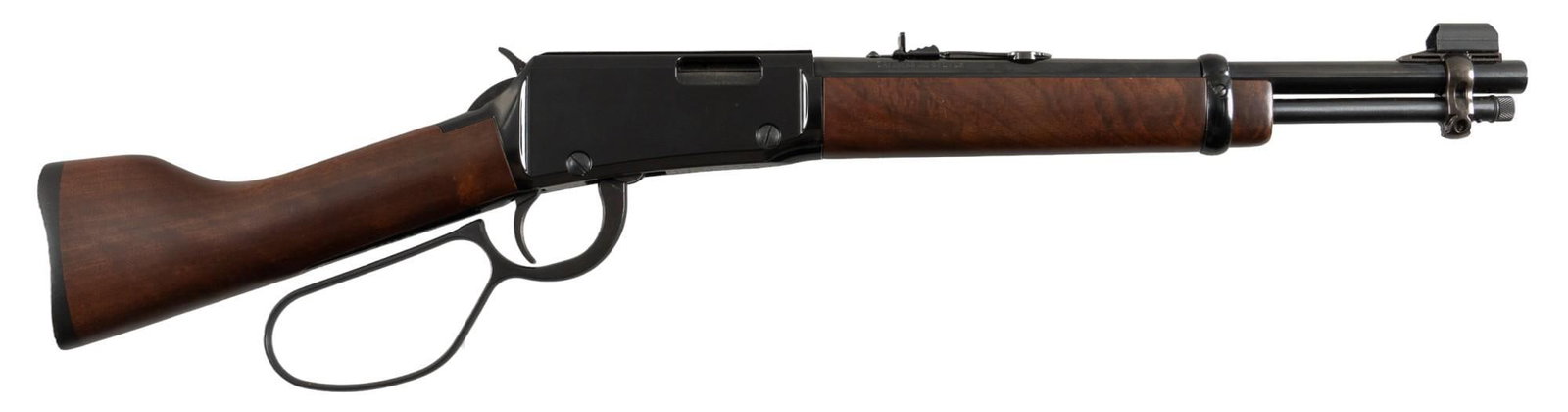 Henry Mares Leg 22 LR Lever Action Pistol: Serial: HML018862 Manufacturer: Henry Repeating Arms Model: Mares Leg Caliber: 22 LR Barrel length: 13 in. OAL: 25 in. Condition: Very Good : Walnut stock & forend have near no handling marks; bar