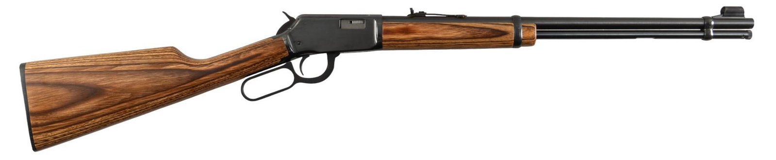 Winchester Model 9422 22LR Lever Action Rifle: Serial: F668796 Manufacturer: Winchester Model: 9422 Caliber: 22 LR Barrel length: 20 in. OAL: 37.5 in. Condition: Excellent; wood stock has very light handling marks; barrel & receiver have very 