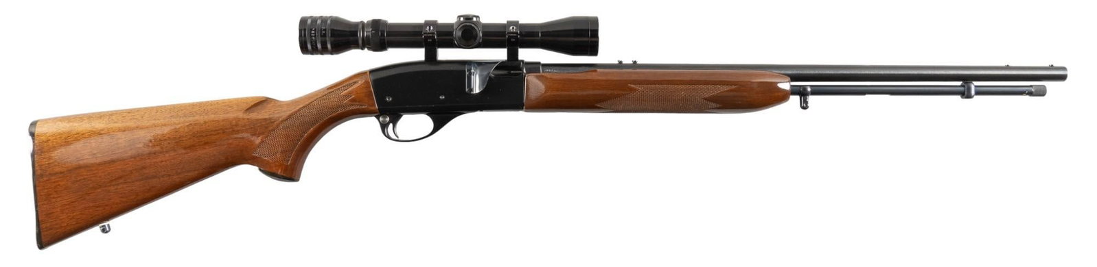 Remington Speedmaster Model 552 22 LR Semi Auto Rifle: Serial: A1500423 Manufacturer: Remington Arms Co. Inc. Model: Speedmaster 552 Caliber: 22 LR Barrel length: 21 in. OAL: 40.5 in. Condition: Very Good; wood stock has light handling marks & slight 