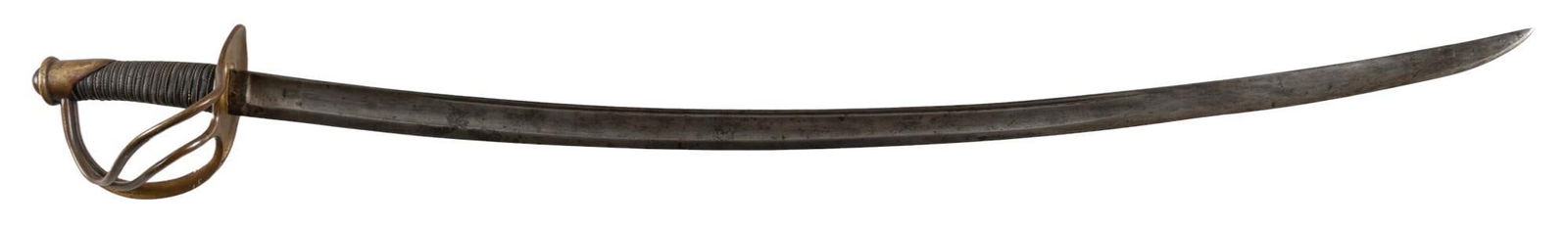 Named Civil War Horstmann's M1840 Heavy Cavalry Saber: Manufacturer: Hortsmann's-Phila. Model: M1840 Heavy Cavalry Saber Marked: dagger symbol stamped on right side Ricasso; guard is marked "A. SISLER." Blade Length: 34.75 in. OAL: 40.5 (43.5