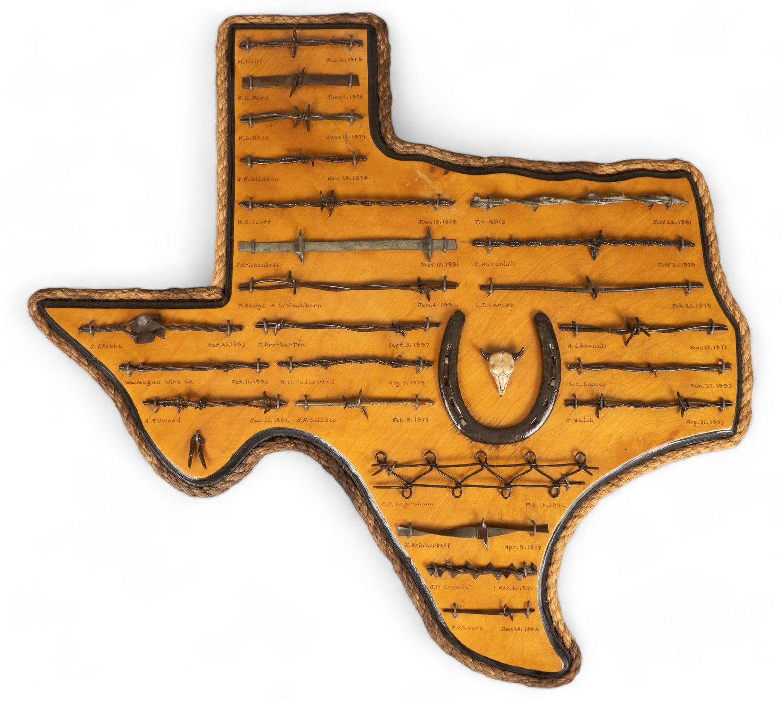 Vintage Texas Barbed Wire Display (1 of 6)