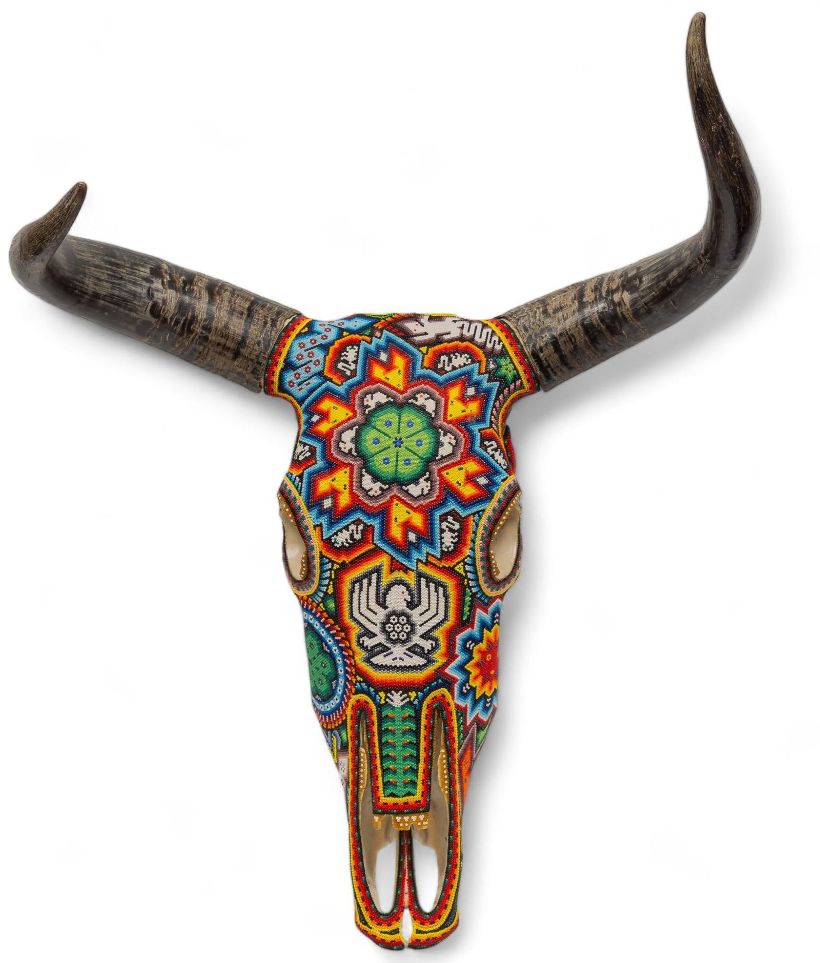 Beaded Huichol Skull (1 of 6)