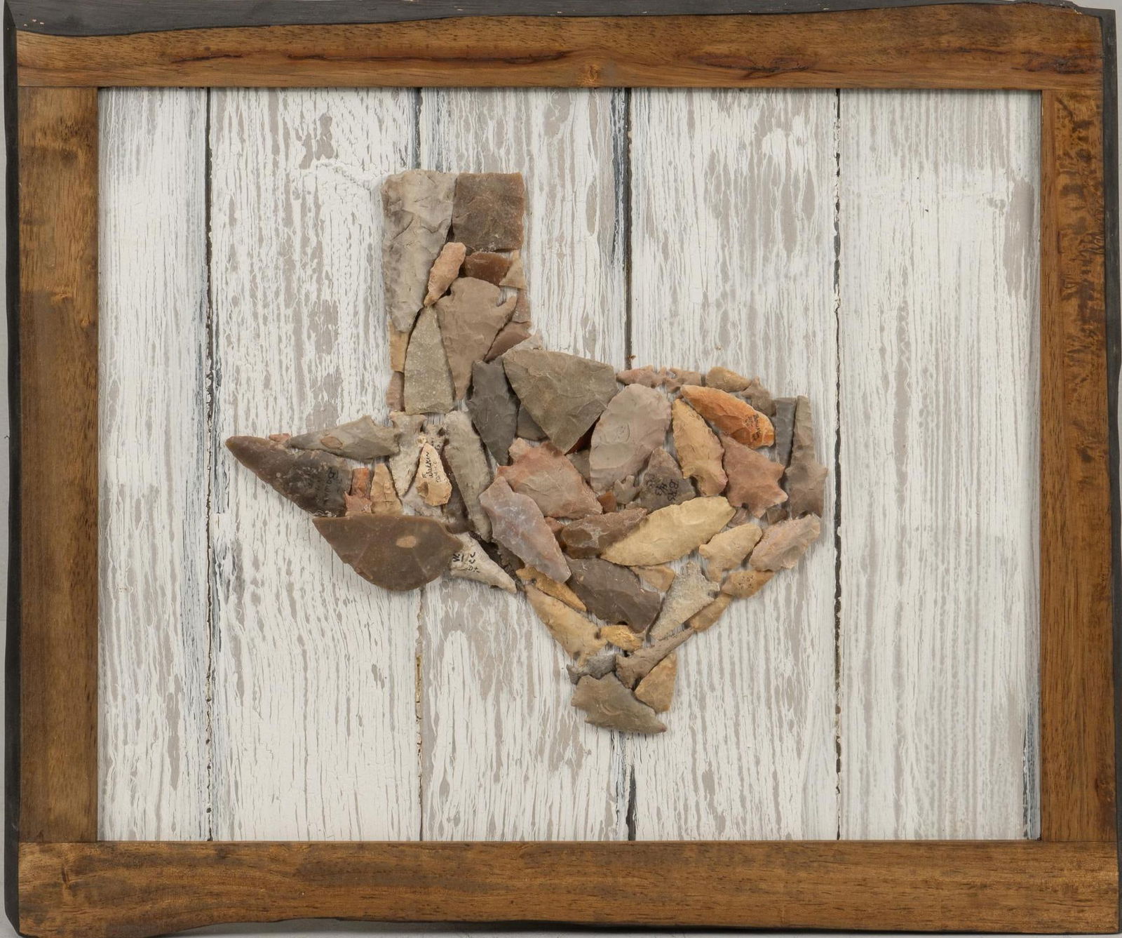 Framed Texas Projectile Point Display (1 of 6)