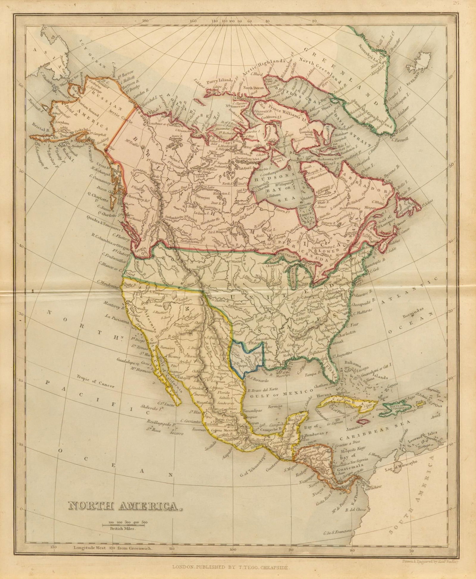 Vintage Map of North America (1 of 4)