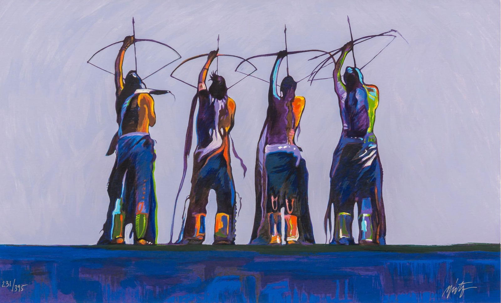 John Nieto, "Archers" Serigraph (1 of 6)