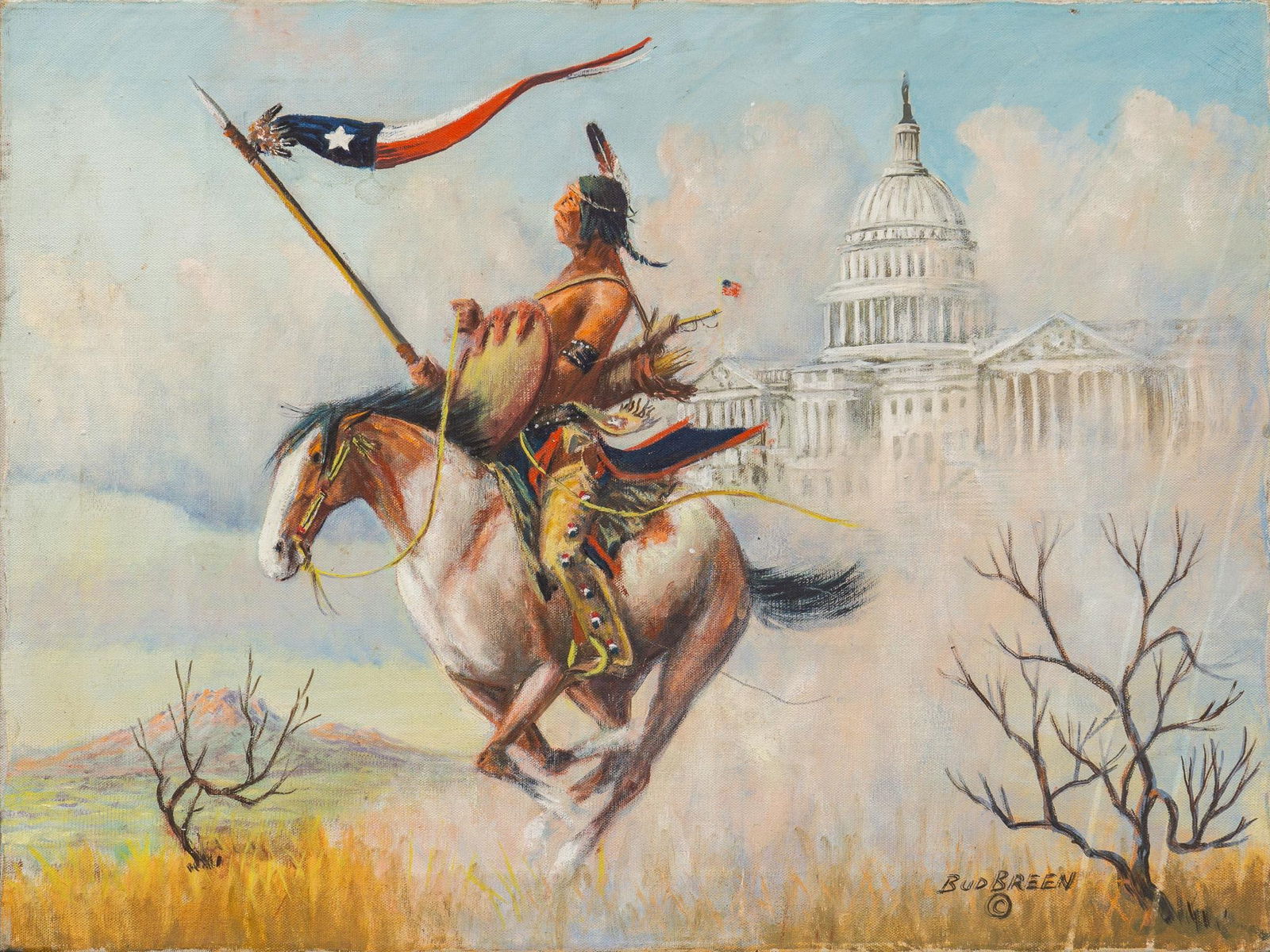 Bud Breen, Apache at the Capitol (1 of 4)
