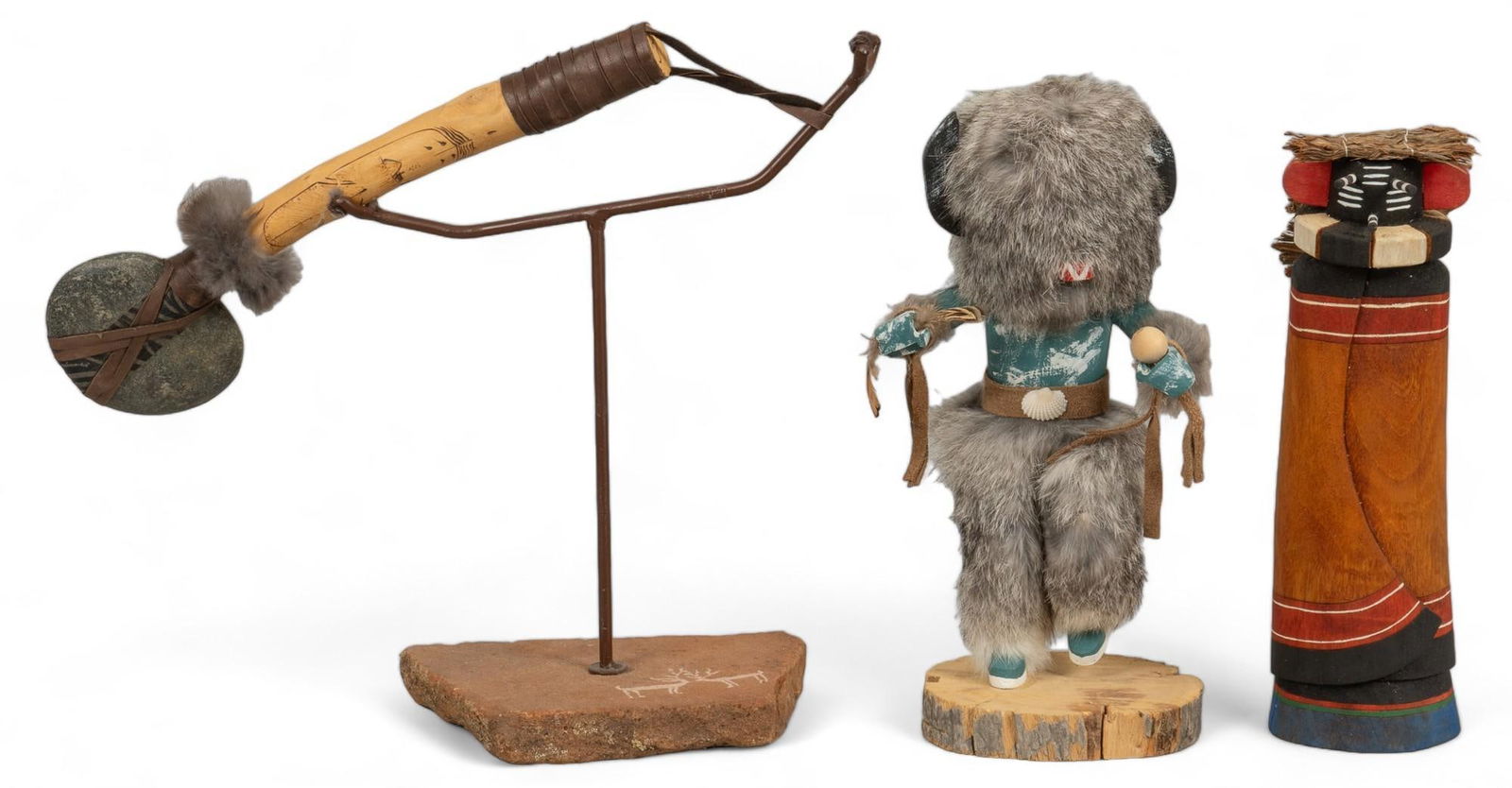 Collection of (3) Native American Style Figures (1 of 12)