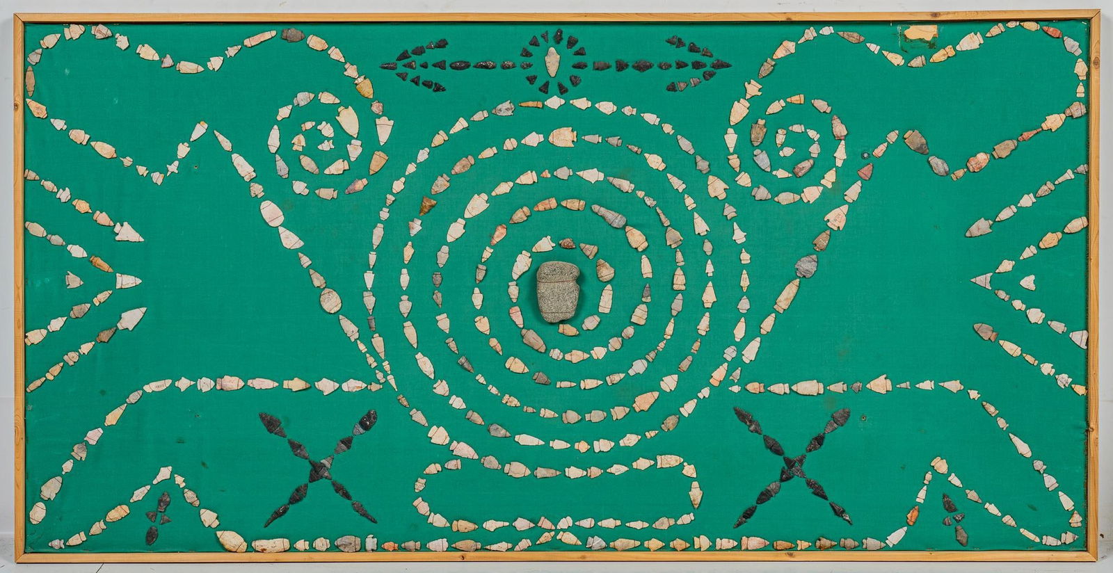 Monumental Framed Collection of Projectile Points (1 of 9)