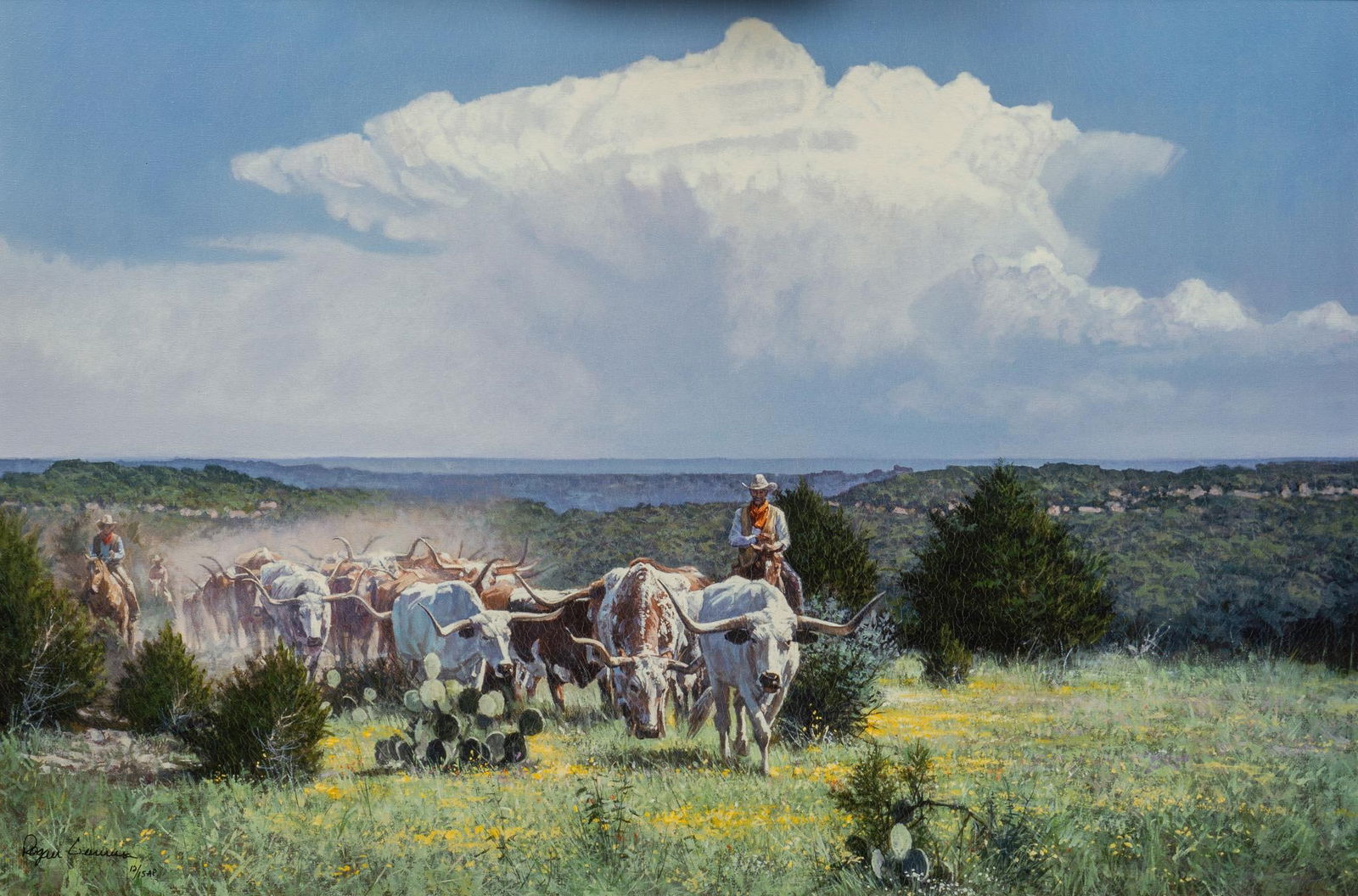 Ragan Gennusa, "Distant Thunder", AP Giclee (1 of 6)