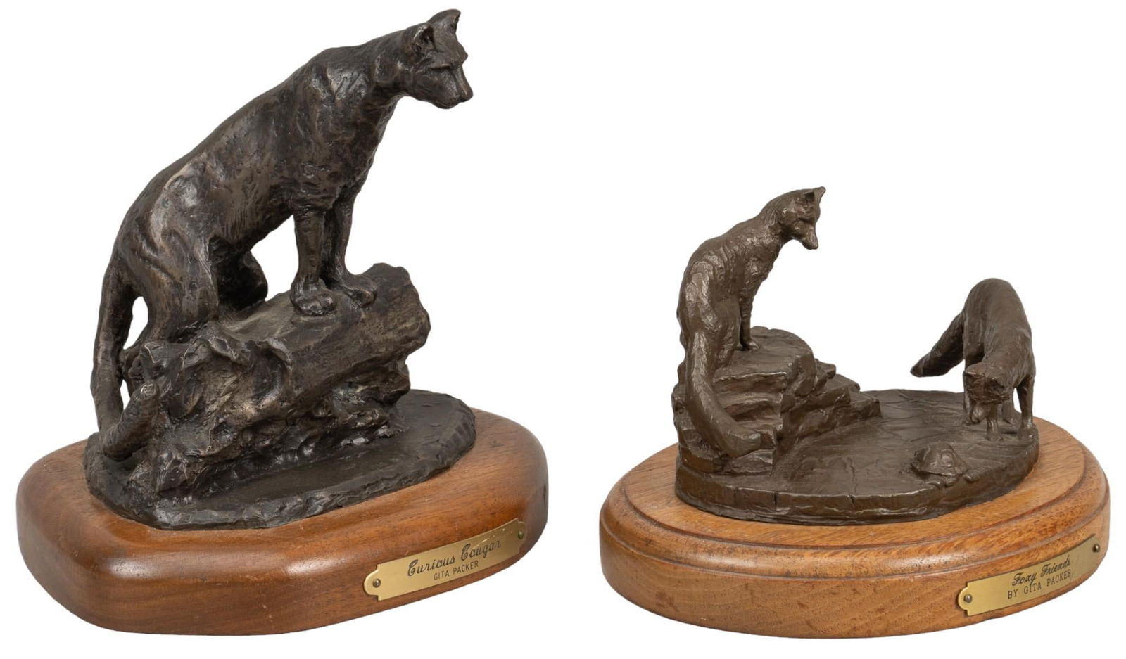 Gita Packer, (2) Wildlife Bronzes (1 of 10)