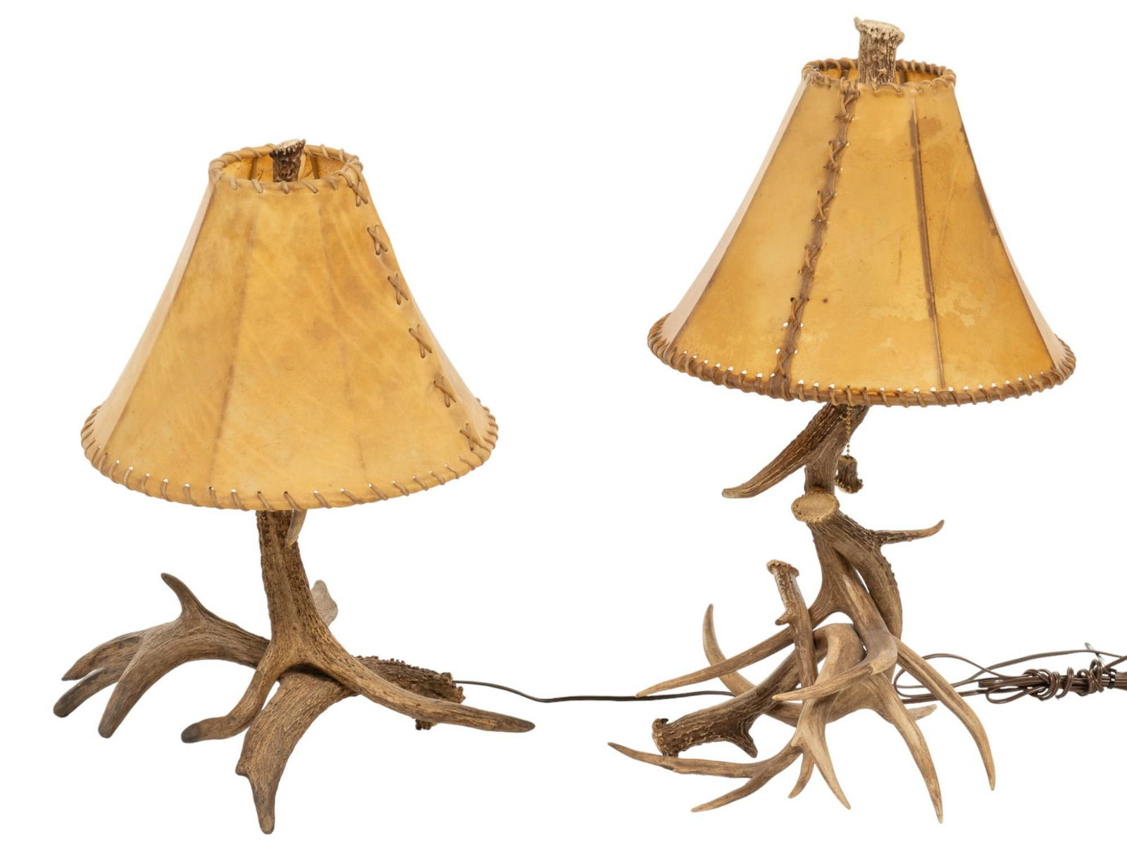Pair of Antler Table Lamps (1 of 5)
