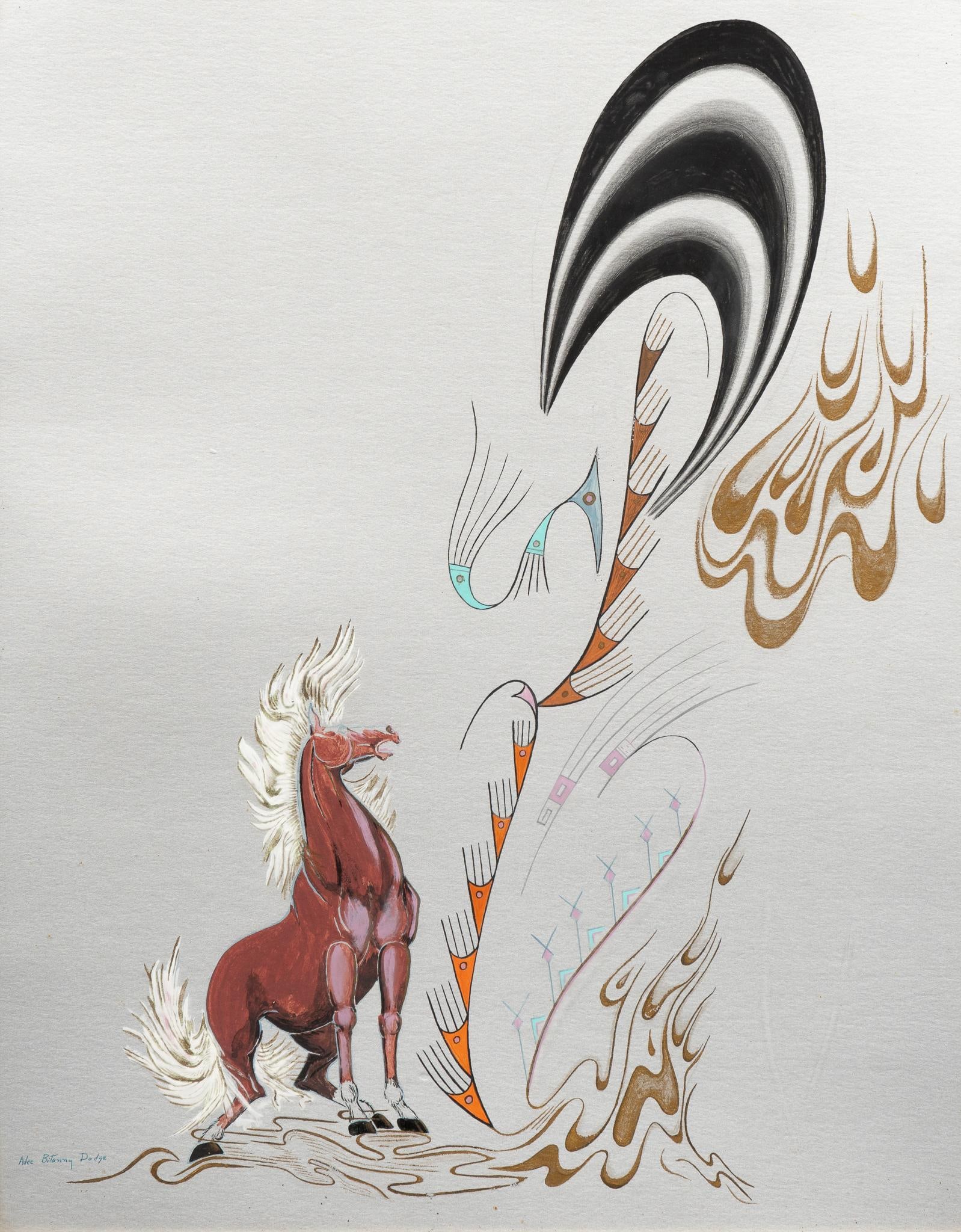 Adee Bittany Dodge, Surreal Horse (1 of 4)