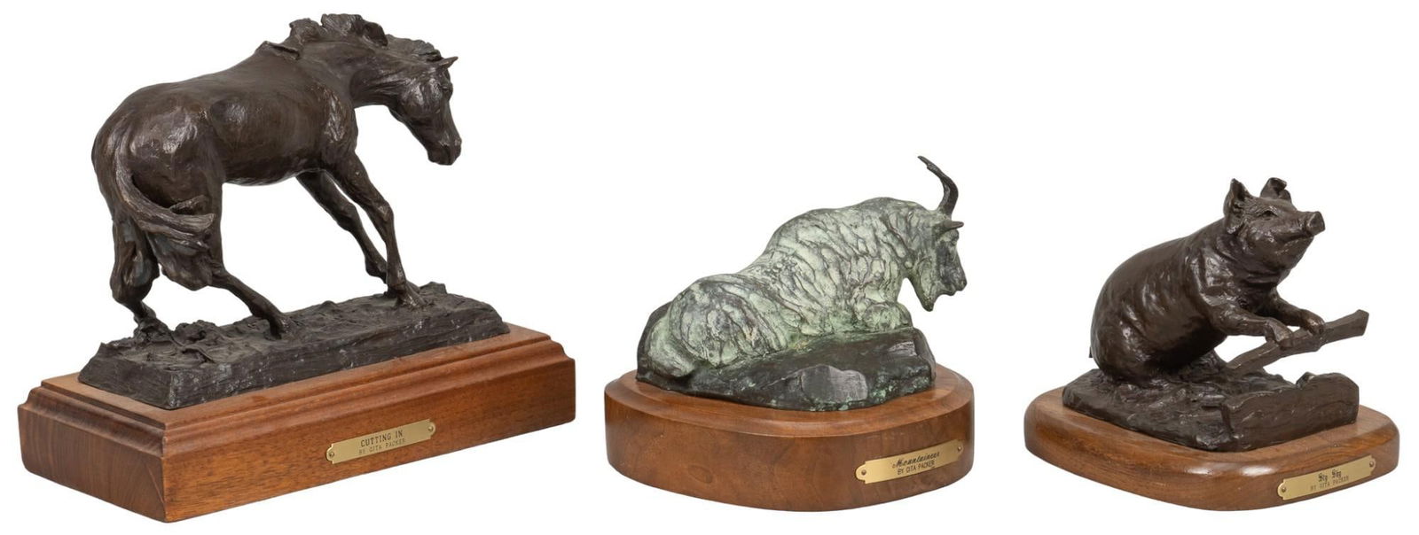 Gita Packer, (3) Farm and Wildlife Sculptures (1 of 13)