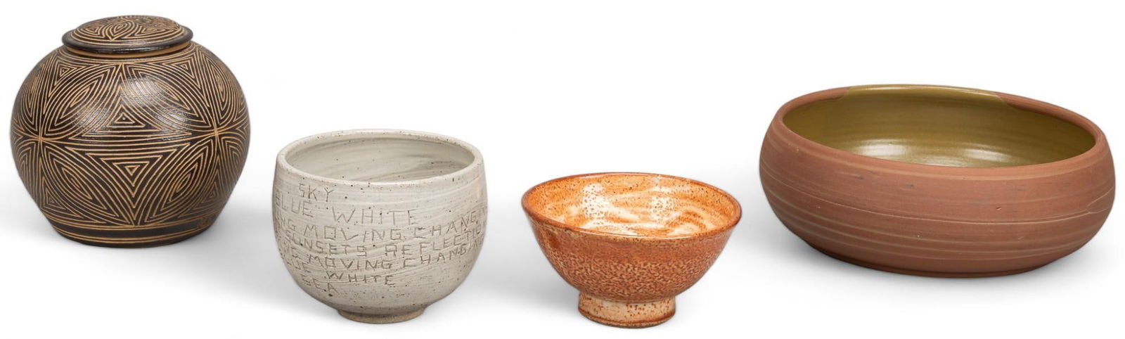 Set of (4) Ceramic Bowls (1 of 6)